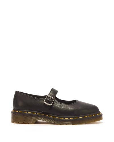 Dr. Martens Elphie 40685001 Flat Women's 10 M Black Leather Mary Jane ZOGG4169
