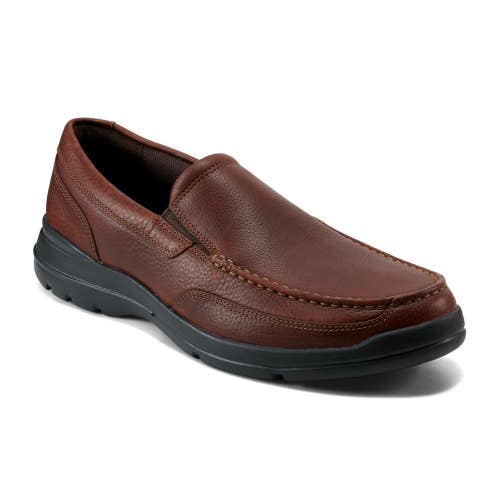 Rockport Junction Point H79442 Loafers Men's 10.5 D Brown Slip-On Shoes ZOGG4255