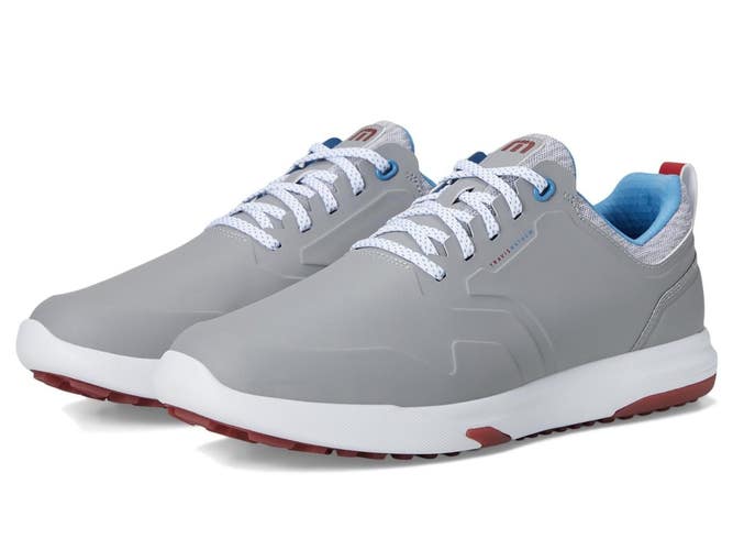 TravisMathew The Daily Pro Hybrid Plus Men 9.5 Gray Spikeless Golf Shoes LIQ1984