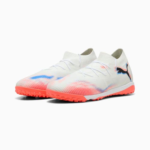 Puma Future 8 Match 108597-01 Men's White Glowing Red Football Boots LIQ1980