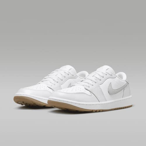Nike Air Jordan 1 Low G DD9315-111 Men 8 M White Gray Leather Golf Shoes LIQ1973