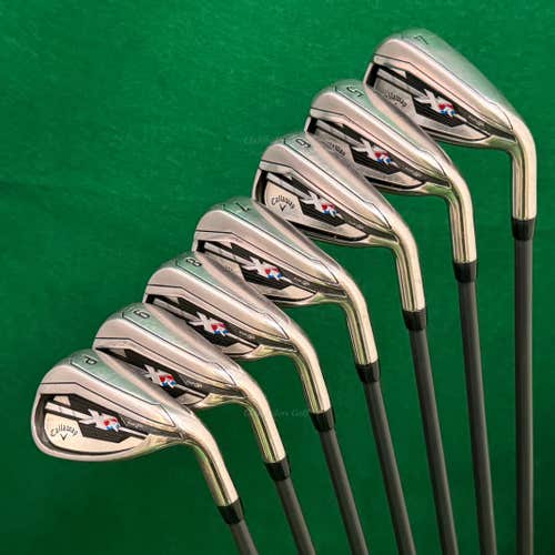 Callaway 2015 XR 4-PW Iron Set Project X San Diego 58g 6.0 Graphite Stiff