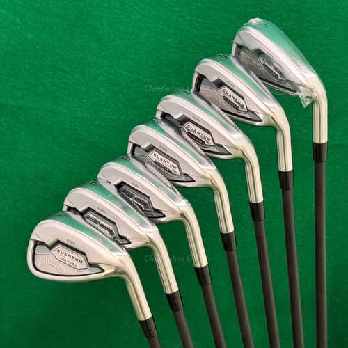 Callaway Quantum MAX OS 2026 5-AW Iron Set 5-AW Vanquish 5/R2 Seniors *Read*