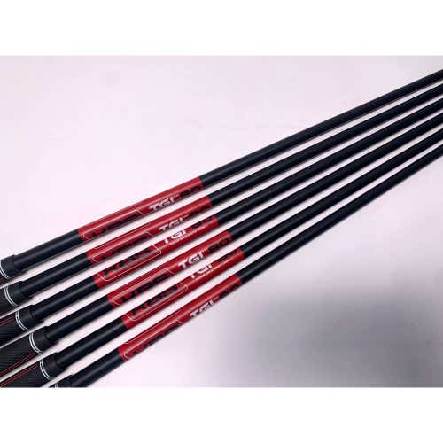 KBS Tour Graphite Iron TGI 80g Stiff Iron Set 6 Shafts 34.50''-37''- Pull 0.355