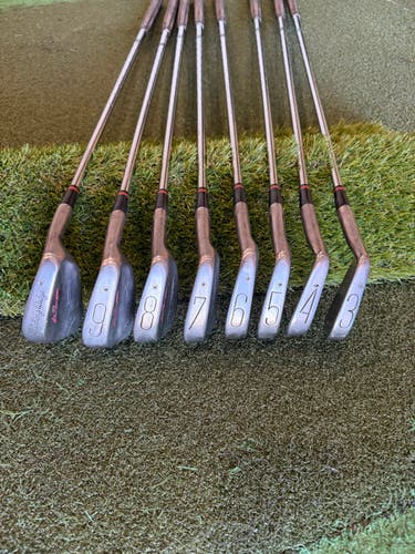Stan Thompson Stainless Steel Iron Set 3-PW Stiff Flex Vintage Blades Right Hand