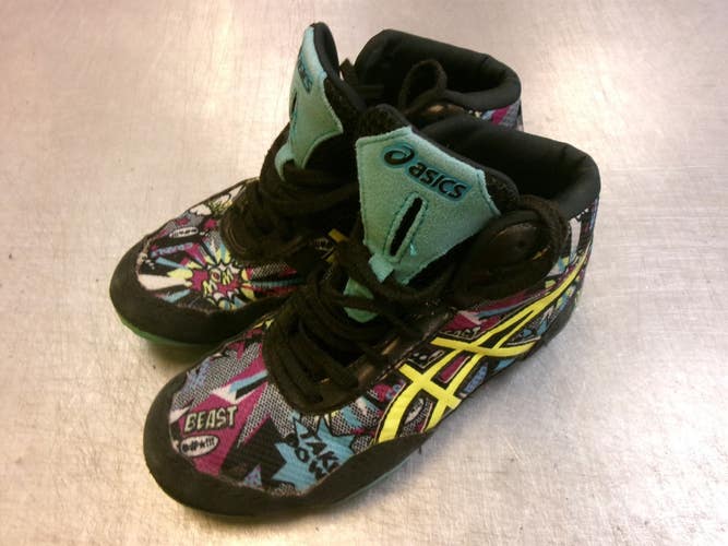 Used Asics Wrestling Shoes Black Youth 13.0 11339-S000207886