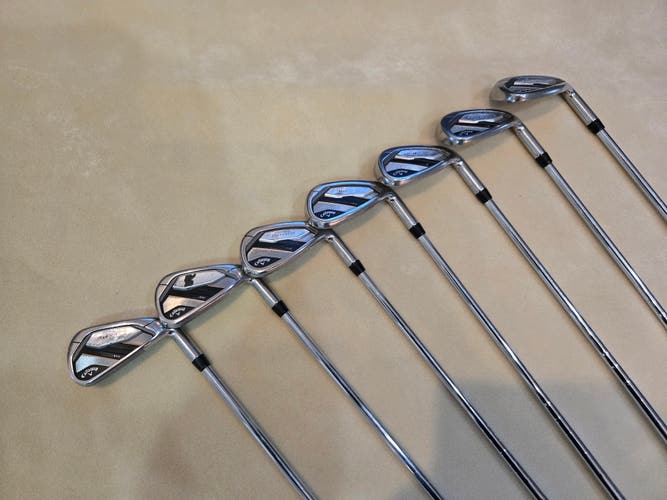 Men's Callaway Mavrik Max Right Handed Iron Set Regular Flex (Used)