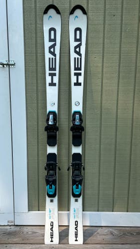Racing 144 cm HEAD WC Rebels e.SL Skis With Bindings (Used)
