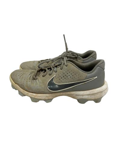 Used Nike Alpha Huarache Jr 6 BB/SB Cleats Grey 11692-S000158763