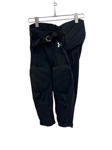 Used Under Armour Youth LG Black FB Integrated Pants  11692-S000158749