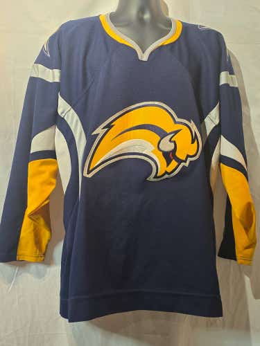 Vintage Made in Canada CCM Buffalo Sabres Blank Buffaslug Hockey Jersey Men's Large