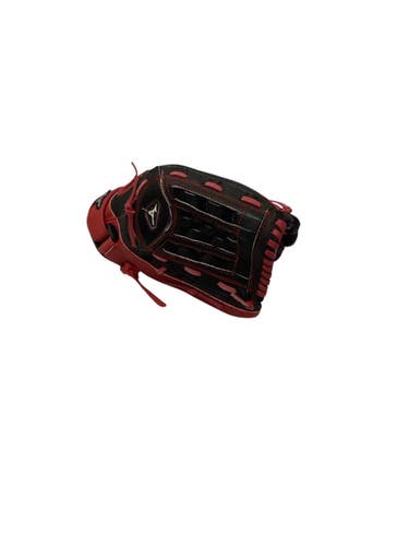 Used Mizuno GSH 1300S1RD BB/SB Glove RH Throw Black 13" 11443-S000209442