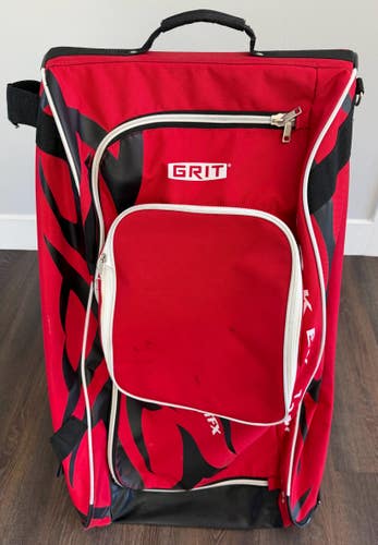 GRIT Hockey Roller Tower Equipment Bag – Black & Red - Used