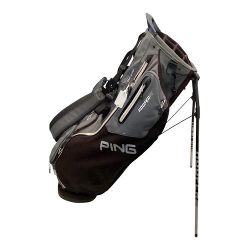 Used Ping HOOFER 14 Mens Stand Bag Grey 11443-S000209039
