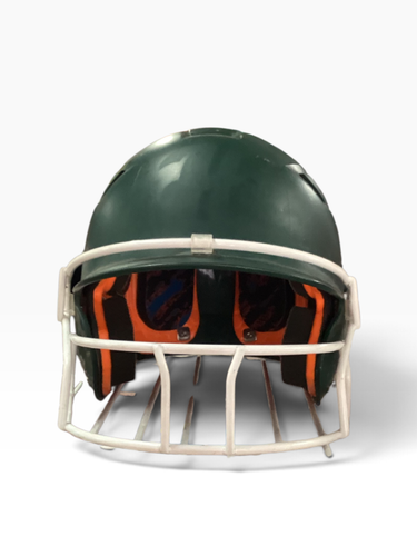 Used Schutt Batting Helmet w/Mask Brown One Size 11443-S000204235