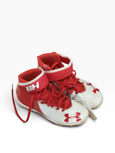 Used Under Armour BRYCE HARPER BB/SB Cleats Red Junior 01 11443-S000209249