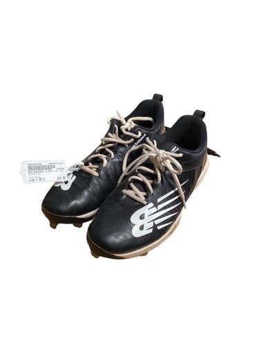 Used New Balance BB/SB Cleats Black Youth 09.0 11443-S000208156