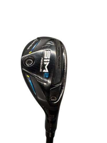 Used Taylormade SIM 2 RESCUE Mens Hybrid Club RH 3 Hybrid 11835-S000212288