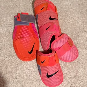 Nike Diamond Batter’s Elbow/Leg Guard, Sliding Mitt Combo - Pink/Grey (Used)