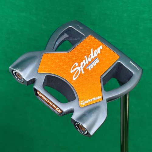 TaylorMade Spider Tour Black #3 34.75" T3 Slant Mallet Putter w/SuperStroke & HC