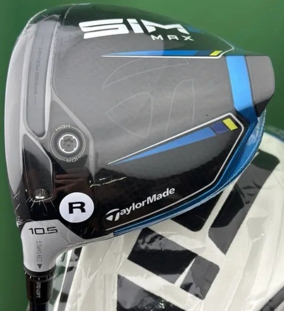 TaylorMade SIM2 MAX Driver 10.5* LEFT Hand Regular Ventus Blue 5R