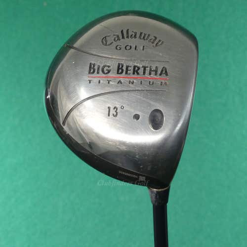 Callaway Big Bertha Titanium 13 Driver Harmon HTD GXS Graphite Stiff