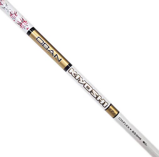 Oban Kiyoshi White 75g Fairway Wood Shaft 05 X-Stiff Flex w/ Callaway Adapter