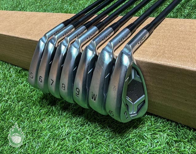 Used RH Ping Black Dot G430 Irons 5-PW/45* AWT Regular Flex Graphite Golf Set