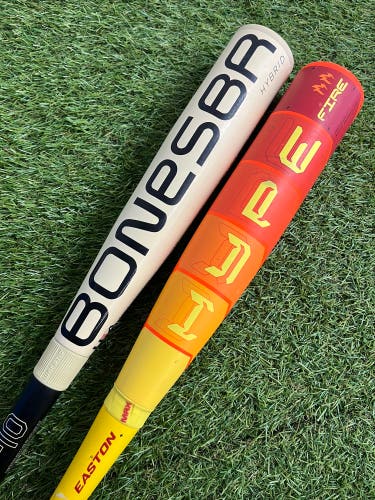 Easton Hype Fire + Warstic Bonesaber 2025 USA Bat Combo (-10)