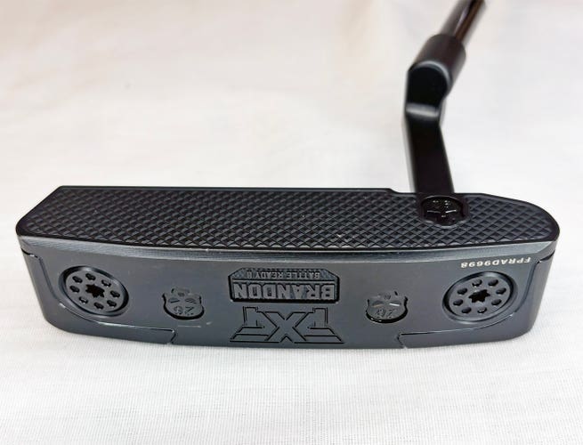 PXG Battle Ready II Black Brandon Putter 35" (Plumbers Neck, Blade) Golf Club