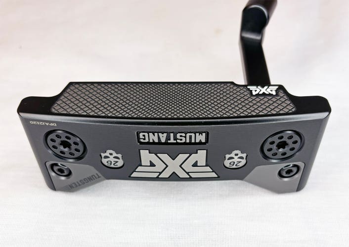 PXG Battle Ready Mustang Black Putter 35" (Plumbers Neck, Blade) Golf Club