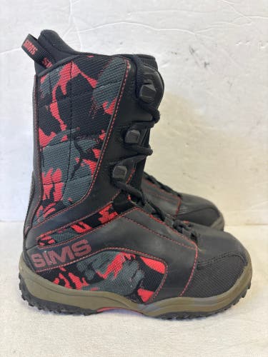 Kid's 4Y (Big Kids / Youth) Sims Snowboard Boots (Used)