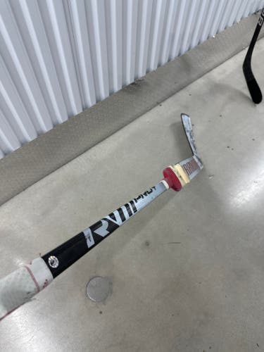 NHL Blackhawks Senior Warrior Ritual M1 Pro+ Regular Goalie Stick 26" Paddle Pro Stock (Used)