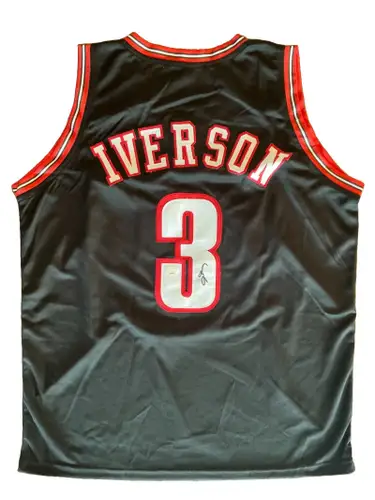 Allen Iverson Autographed Signed 76ers Jersey Philadelphia NBA JSA COA