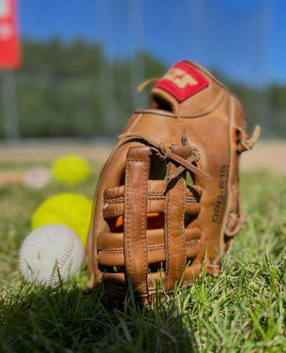Vintage SSK Dimple LHT Baseball Glove 12" | DPG-615 | Japan | Double post web | perfect break-in