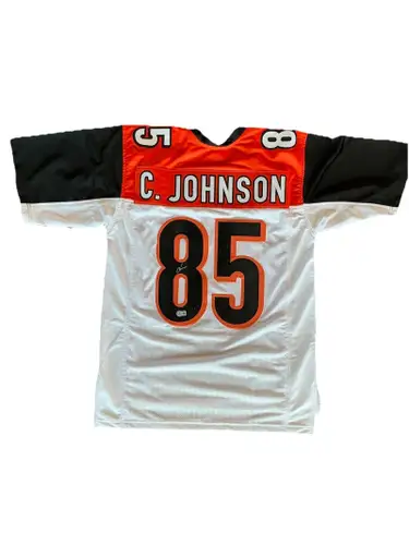 Chad Ochocinco Autographed Signed Bengals Jersey Cincinnati NFL Beckett COA