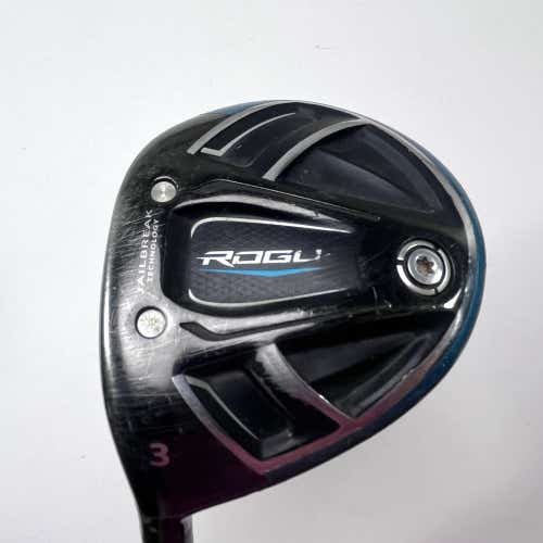 LEFTY Callaway Rogue 3 Fairway Wood 15* Aldila Quaranta 50g Senior LH