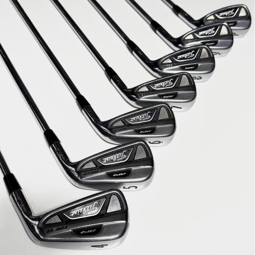 Titleist AP2 712 Iron Set 4-9, PW Right Handed Stiff Flex Steel Shafts