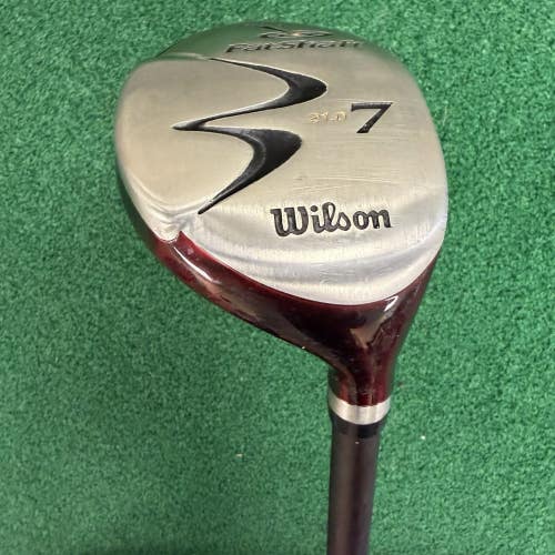 Wilson FatShaft Deep Red 7 Wood Fairway 21.0 Right Hand Regular Flex Graphite