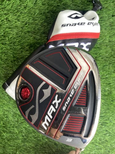 Snake Eyes Max Fairway 3 Wood With Regular Graphite Shaft VGC