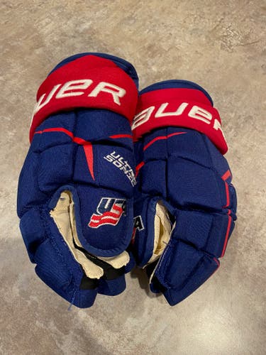 Bauer Ultra sonic Gloves 15" Pro Stock (Used)