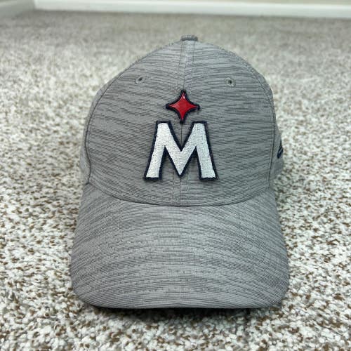 Minnesota Twins Hat Mens Small Flex Gray MLB New Era Baseball Stretch Fit Cap