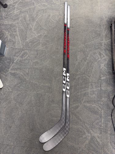 Intermediate CCM JetSpeed Team Right Handed Hockey Stick 55 Flex Pro Stock (New)