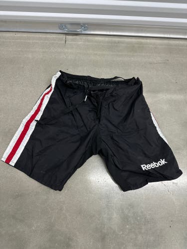 NHL Blackhawks Black XL Reebok PP10 Pant Shell Pro Stock (Used)