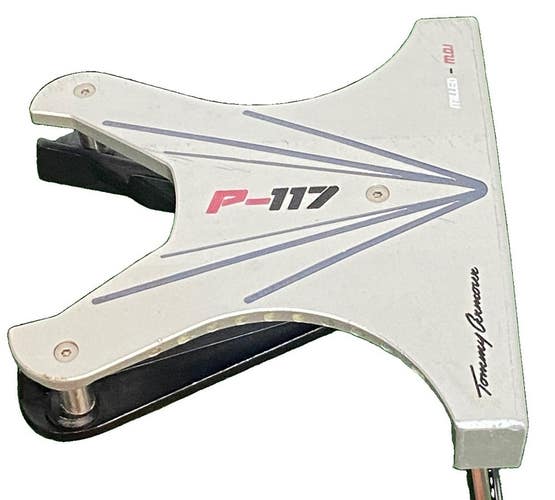 Tommy Armour P-117 Milled MOI Oversize Mallet Putter RH Steel 33.5" Nice Grip