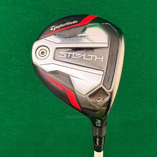 TaylorMade Stealth Plus+ 15 Fairway 3 Wood Atmos Red Tour Spec 7-S Stiff