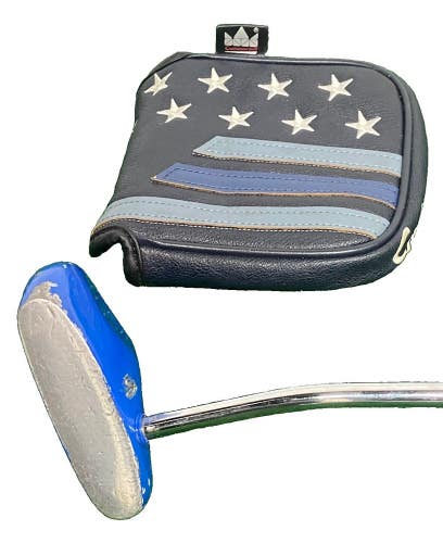 King Cobra Face Balanced Computer Designed Blue Mallet Putter RH Steel 35" HC