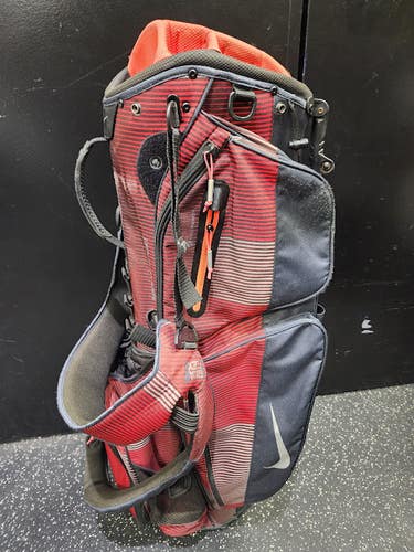 Used Nike AIR SPORT Mens Stand Bag Red And Black 11849-S000045268