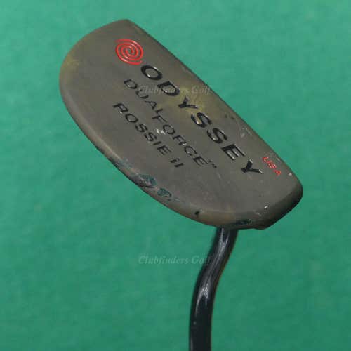 Odyssey Dual Force Rossie II Bronze Double-Bend 35.5" Putter Golf Club *READ*