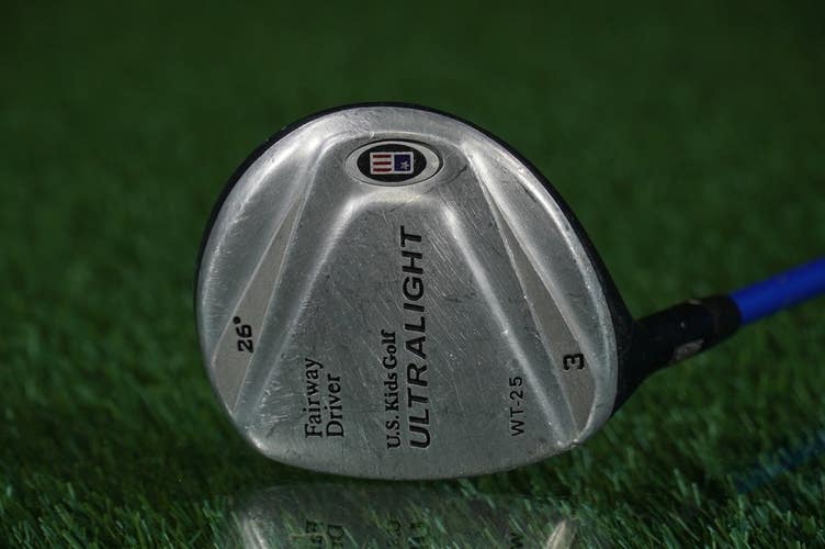 U.S. Kids Golf USKG WT-25 Junior 3 Wood 26 29.25" Youth LH ~ Kids 45"-48" Tall